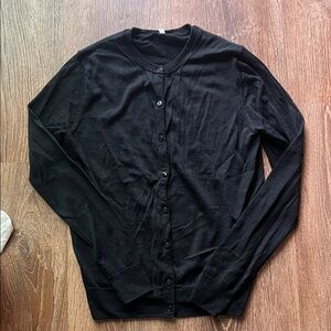 Women’s small black cardigan Sweater
